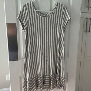Puella from Anthropologie striped mini dress